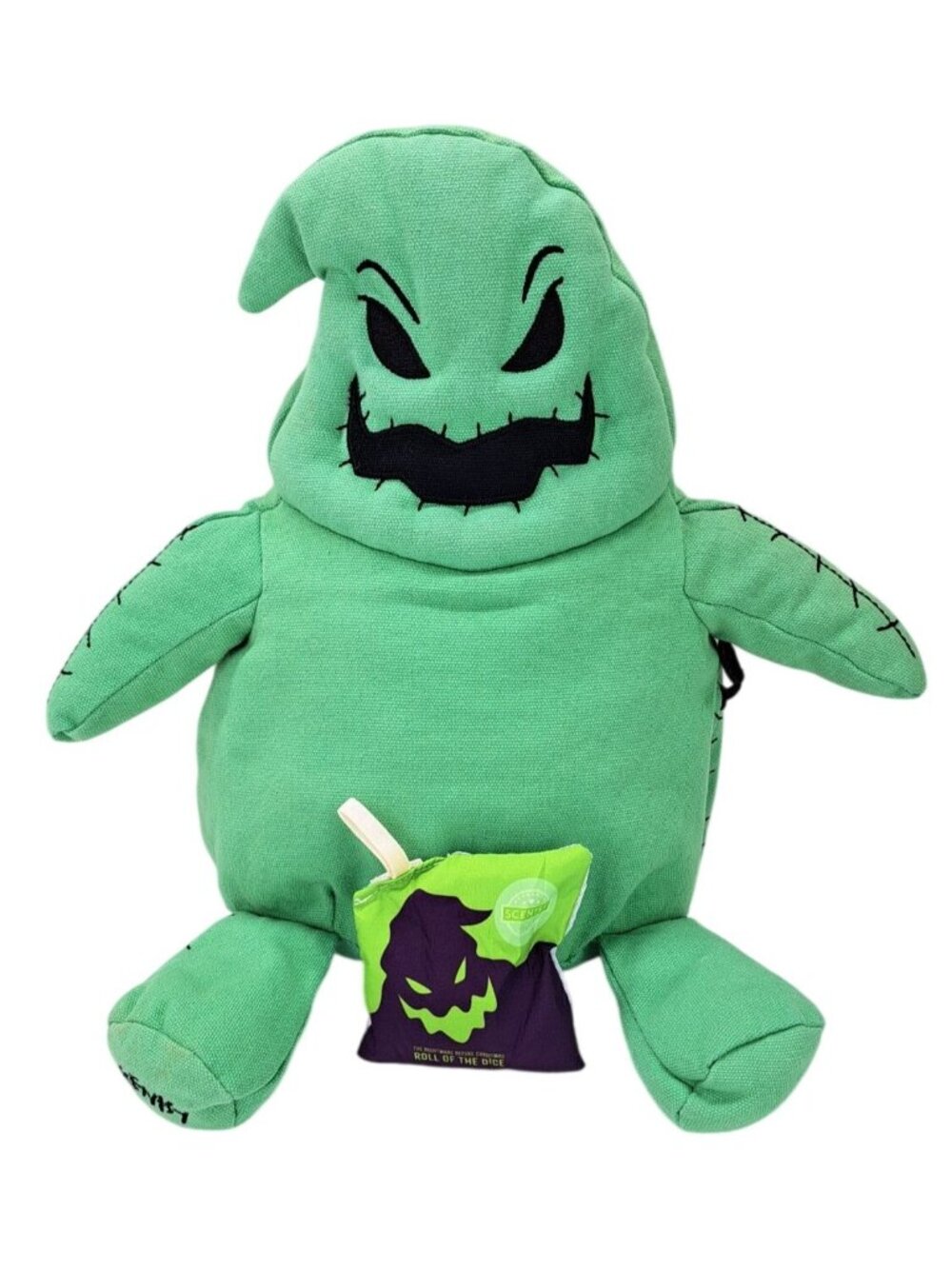 Disney Scentsy Buddy Oogie Boogie & Scent Pack Roll Of Dice Nightmare Christmas